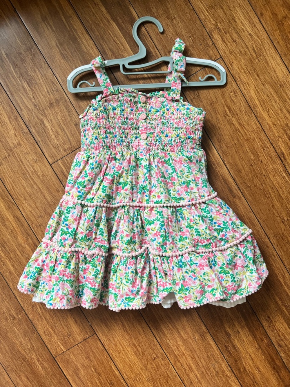 Joie Pink Floral Tiered Sundress